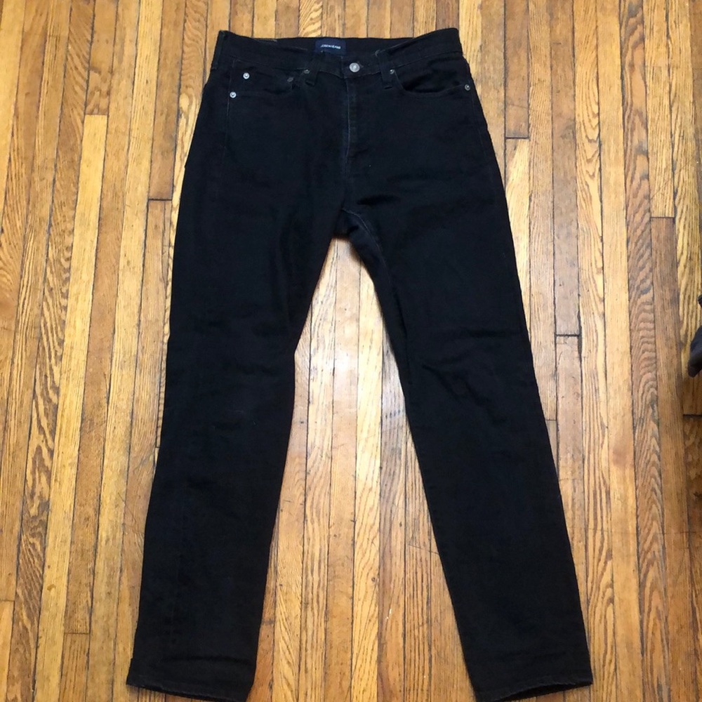 J. Crew Jeans Black Straight Fit Denim 31x32